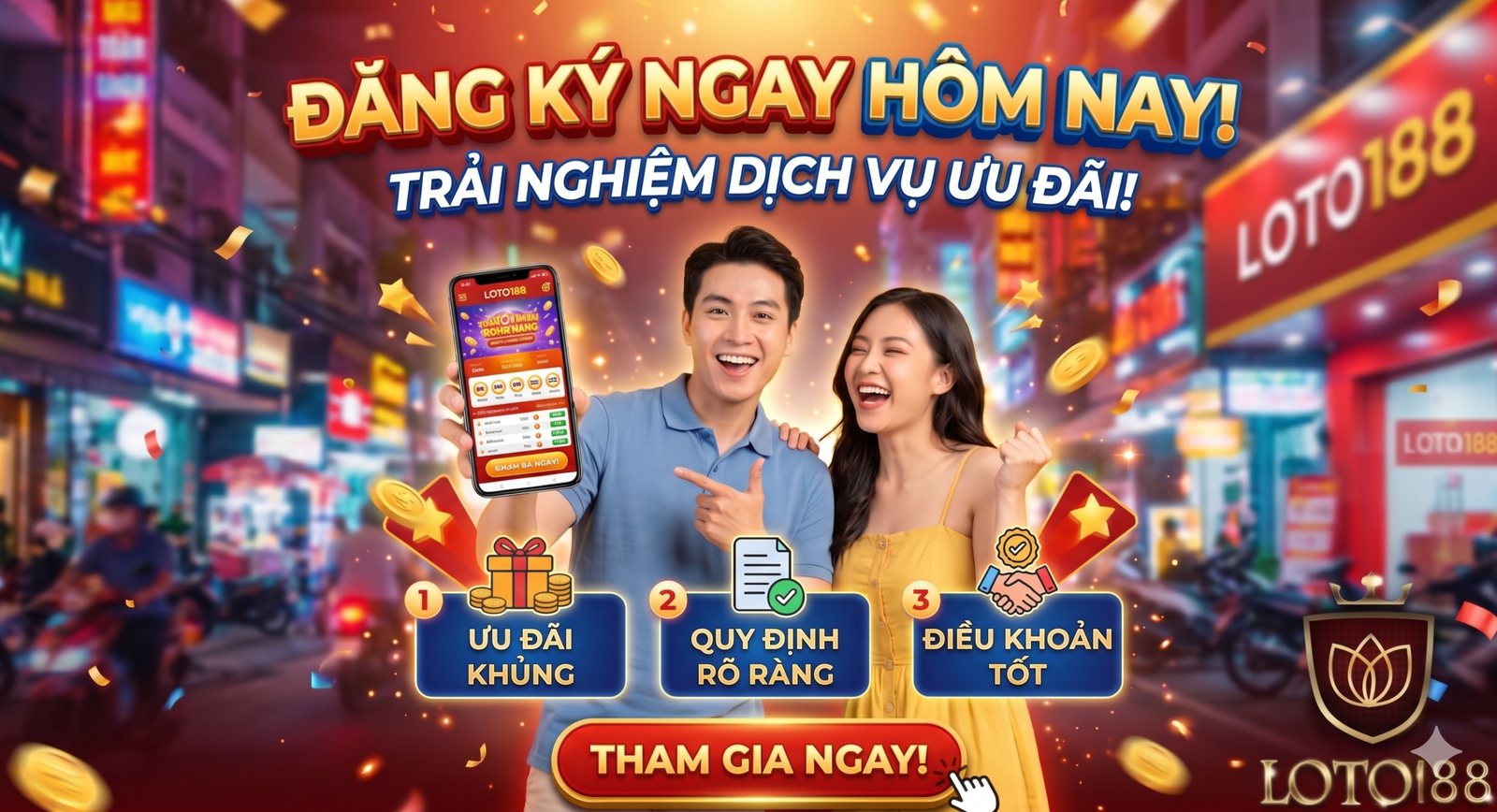Tham gia đăng ký loto188