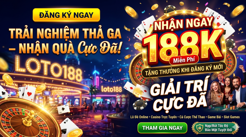 Tân thủ trải nghiệm 188k loto188