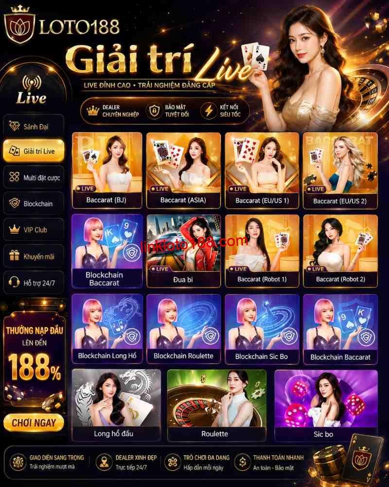 Cách chơi sảnh BBIN Casino trong trang game Loto188 và tổng quan BBIN Casino online