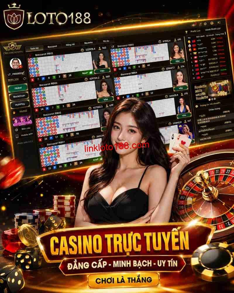 Loto188 công bố bảng hoàn thua Casino lên đến 30 triệu