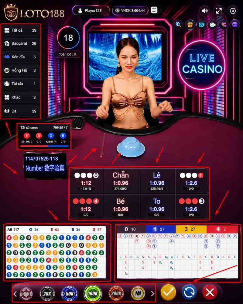 Đăng Nhập Loto188 Trước Khi Thực Hiện Cách Chơi Sảnh WM Casino