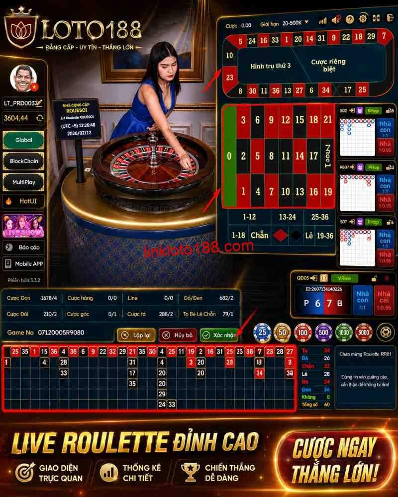 Dream Gaming trong trang game Loto188 – Cách chơi Baccarat Dream Gaming