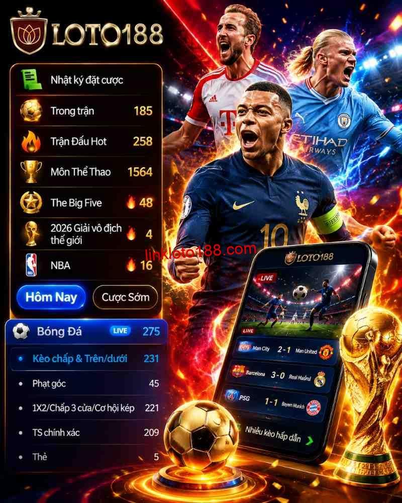 Cách đặt cược trong loto188 thể thao Panda Sports