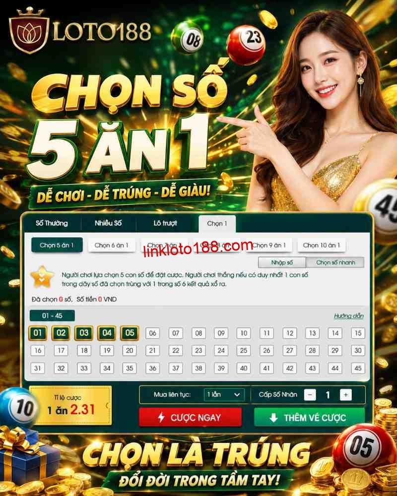 Xổ Số 1 Giây Loto188: Hướng Dẫn Chơi Xổ Số