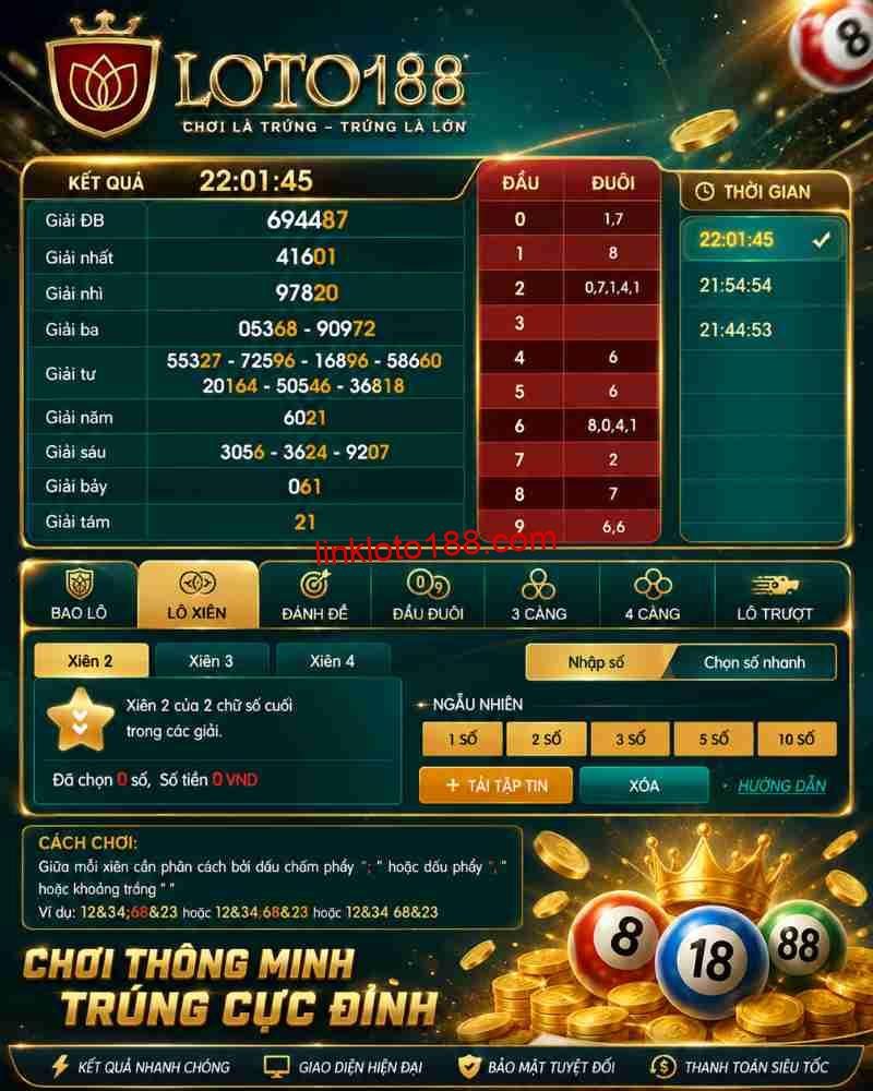Nội Dung Khuyến Mãi Xổ Số Siêu Tốc Loto188