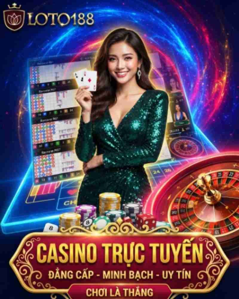 Khám phá hệ thống trò chơi game casino online phong phú tại loto188